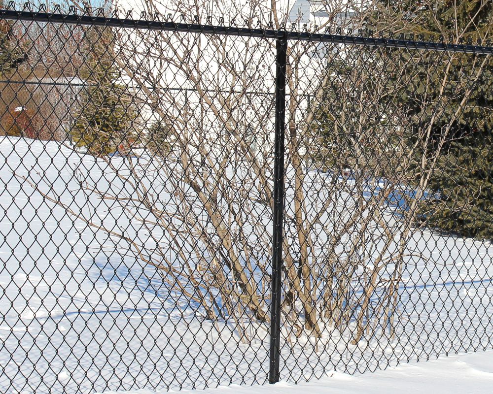 Black Chain Link Fence - 11